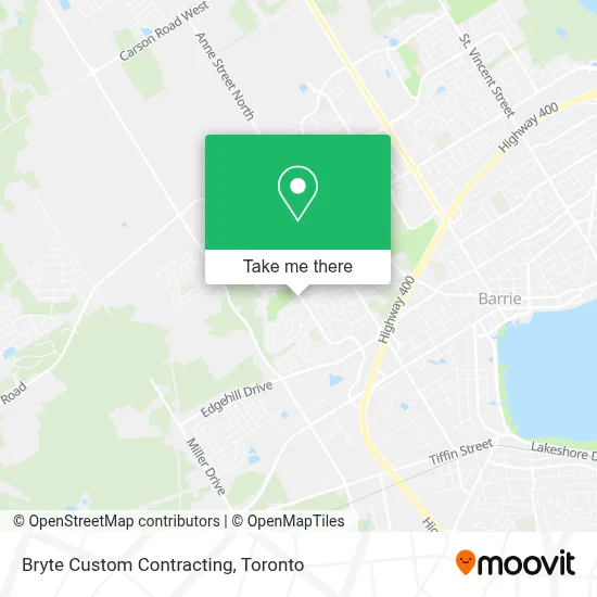 Bryte Custom Contracting map