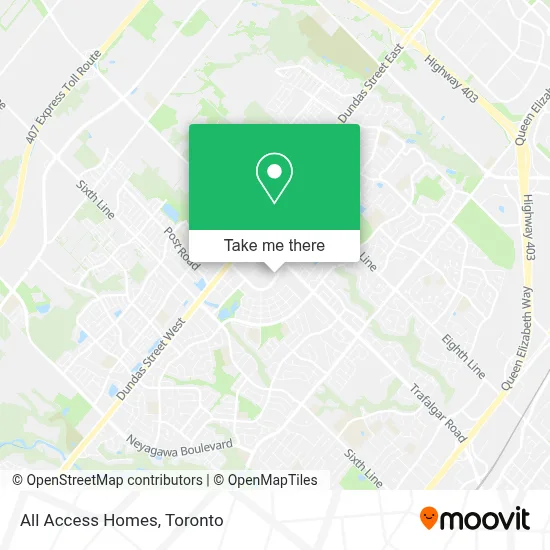 All Access Homes map