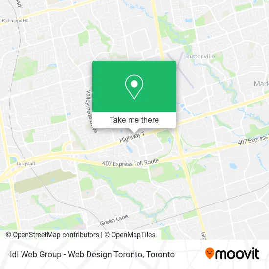 Idl Web Group - Web Design Toronto map
