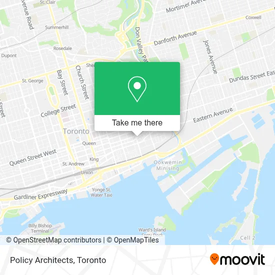 Policy Architects map