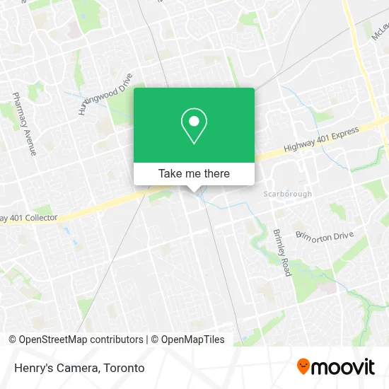 Henry's Camera map