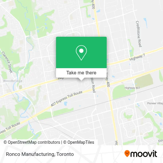 Ronco Manufacturing map