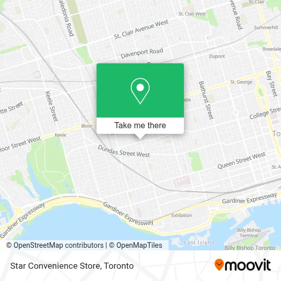 Star Convenience Store map