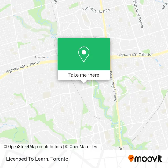 Licensed To Learn map