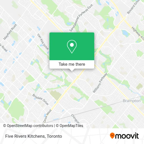 Five Rivers Kitchens map