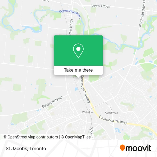 St Jacobs map