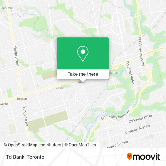 Td Bank map