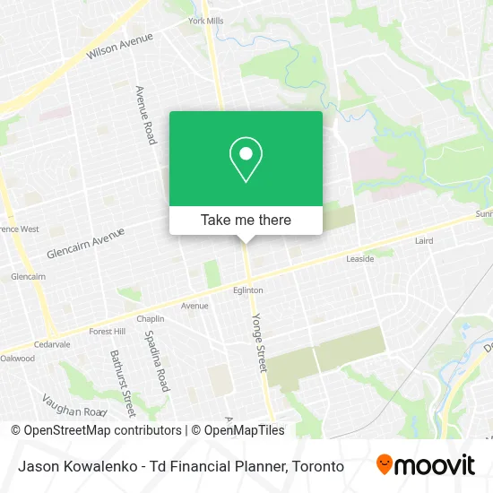 Jason Kowalenko - Td Financial Planner map