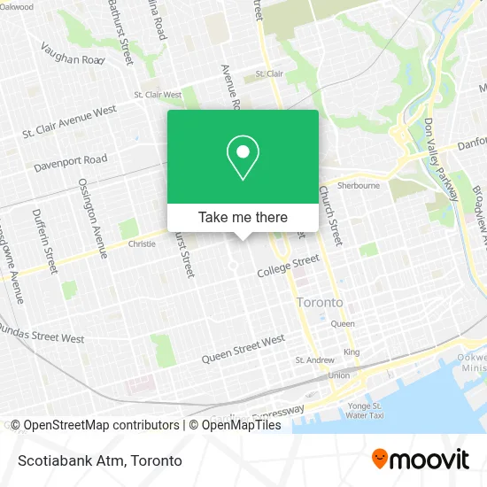 Scotiabank Atm map