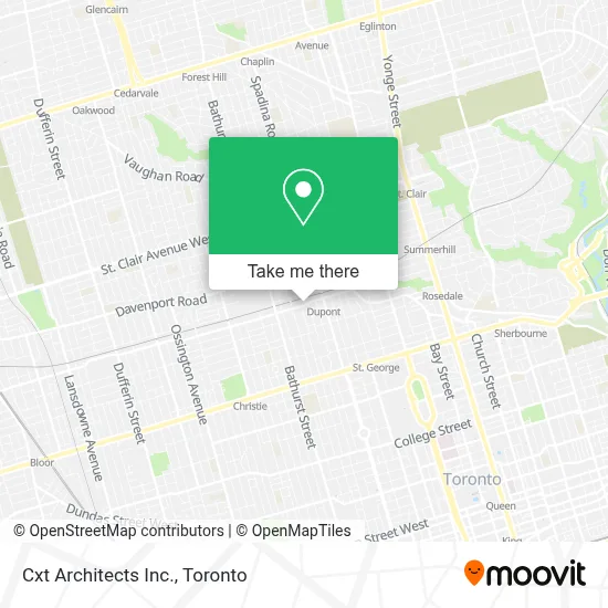 Cxt Architects Inc. map