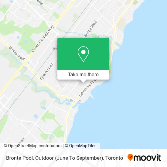 Bronte Pool, Outdoor (June To September) map