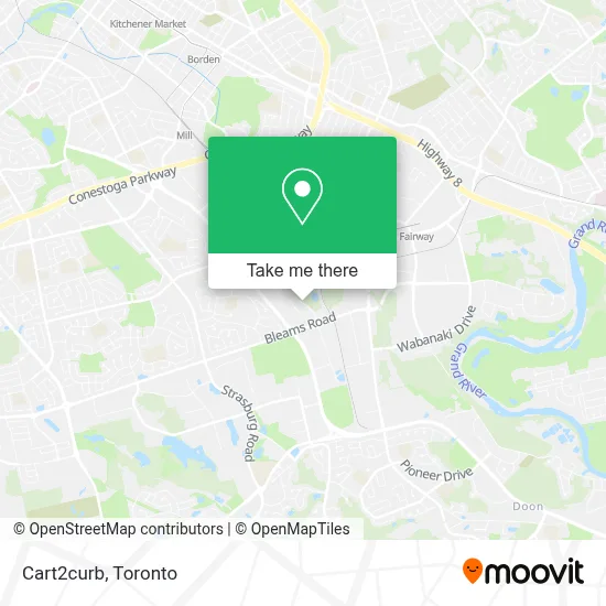 Cart2curb map