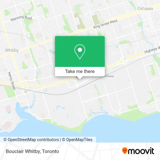 Bouclair Whitby map