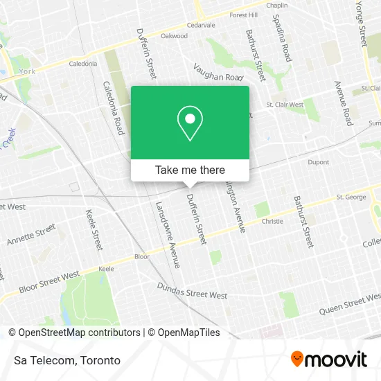 Sa Telecom map