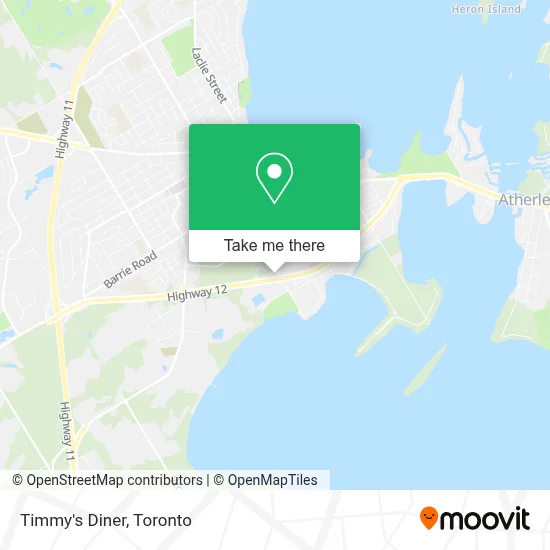 Timmy's Diner map