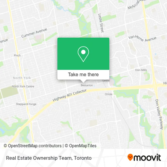 Real Estate Ownership Team map