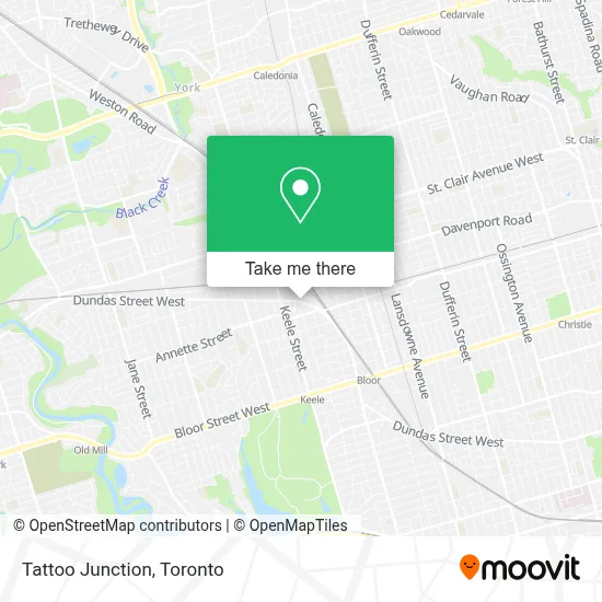 Tattoo Junction map