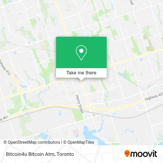 Bitcoin4u Bitcoin Atm map