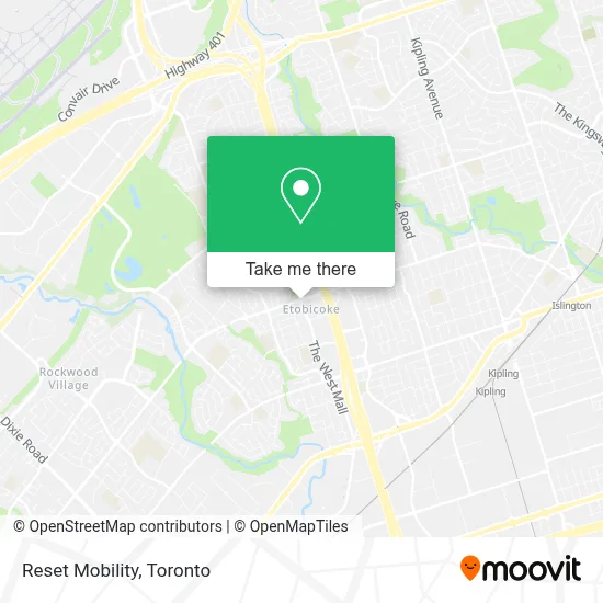 Reset Mobility map