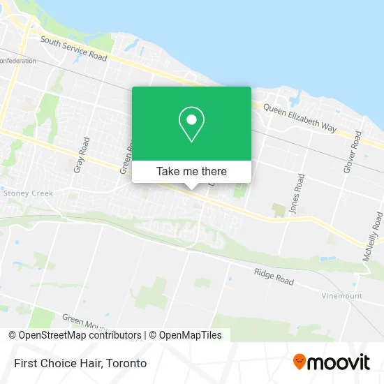 First Choice Hair map