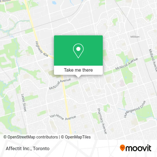 Affectit Inc. map