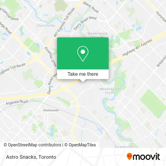 Astro Snacks map