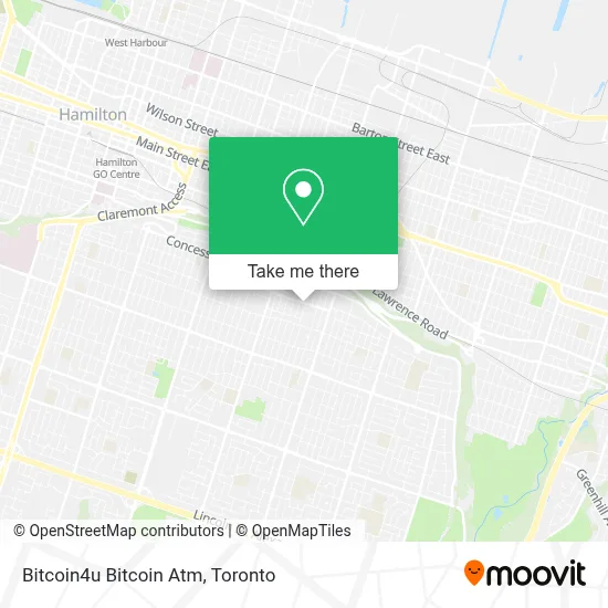 Bitcoin4u Bitcoin Atm map
