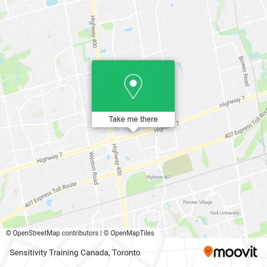 Sensitivity Training Canada map