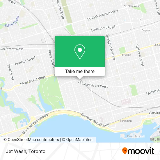 Jet Wash map