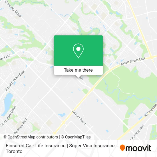 Einsured.Ca - Life Insurance | Super Visa Insurance map