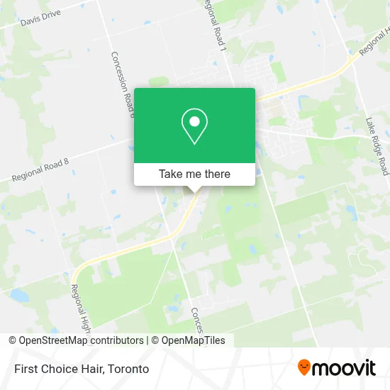 First Choice Hair map