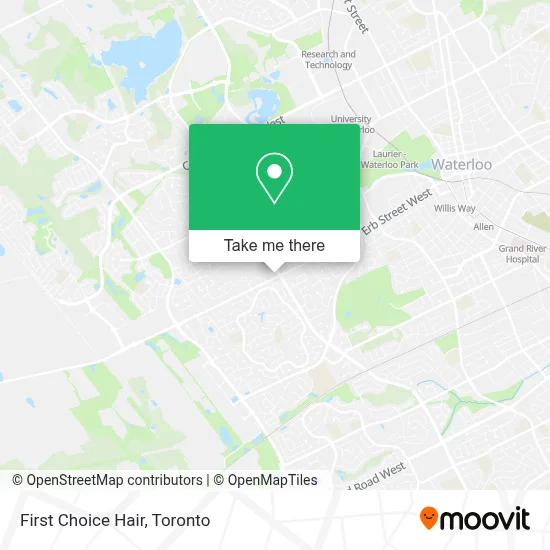 First Choice Hair map