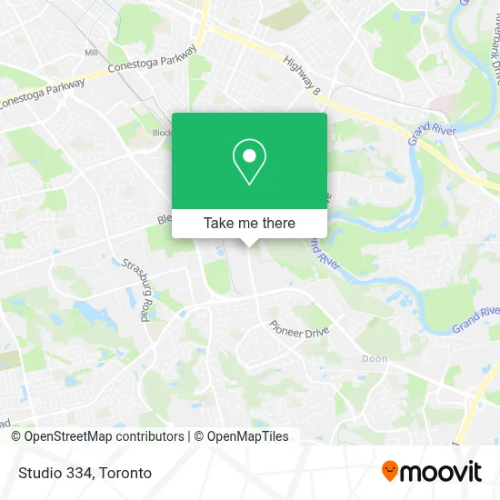 Studio 334 map