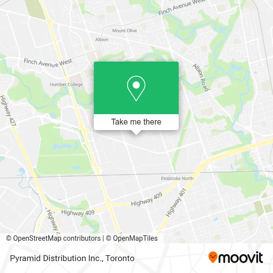 Pyramid Distribution Inc. map