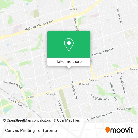 Canvas Printing To map