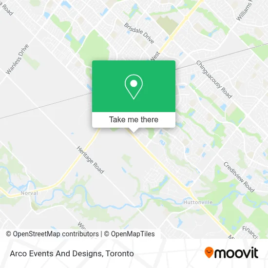 Arco Events And Designs map