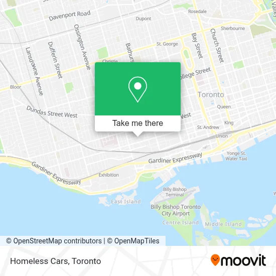 Homeless Cars map