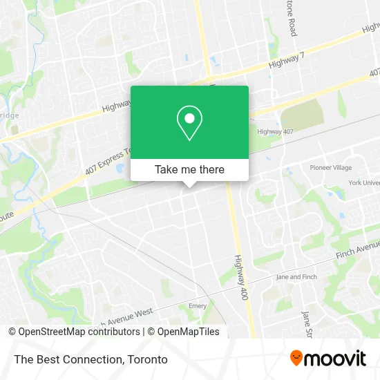 The Best Connection map
