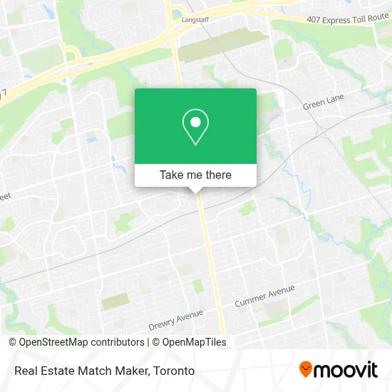 Real Estate Match Maker map
