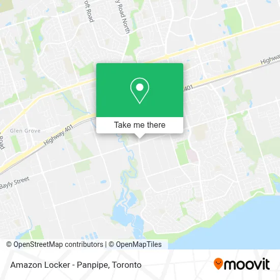 Amazon Locker - Panpipe map