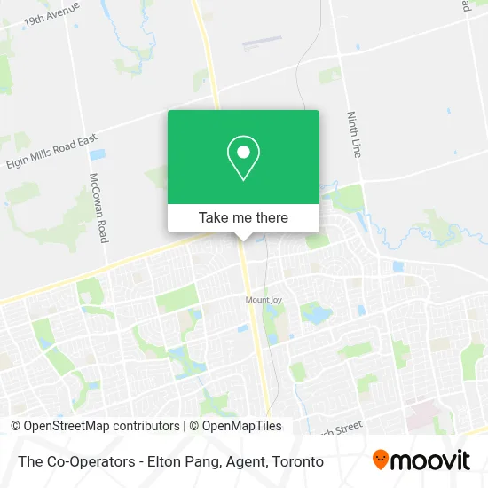 The Co-Operators - Elton Pang, Agent map