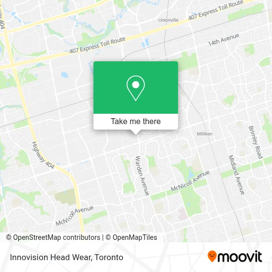 Innovision Head Wear map