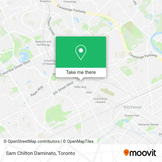 Sam Chilton Daminato map