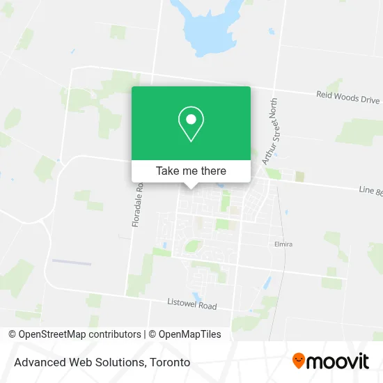 Advanced Web Solutions map