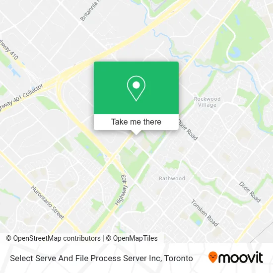 Select Serve And File Process Server Inc map