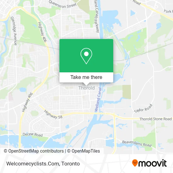 Welcomecyclists.Com map