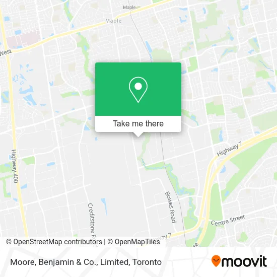 Moore, Benjamin & Co., Limited map