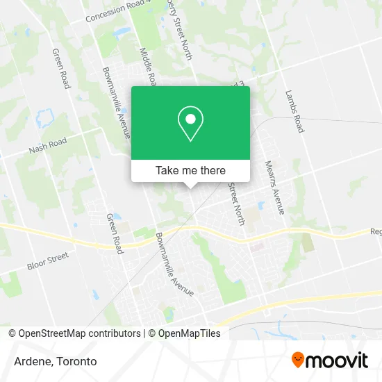 Ardene map