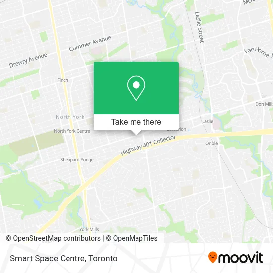 Smart Space Centre map
