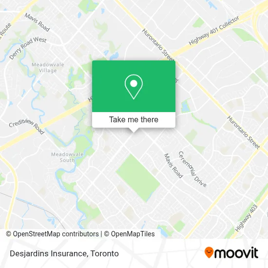 Desjardins Insurance map